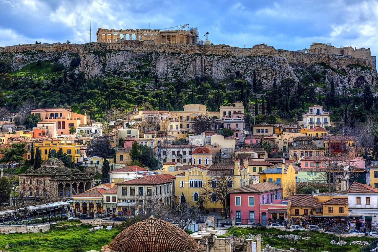 Pale Coloured Apt In Athens Historic Centre Esterno foto